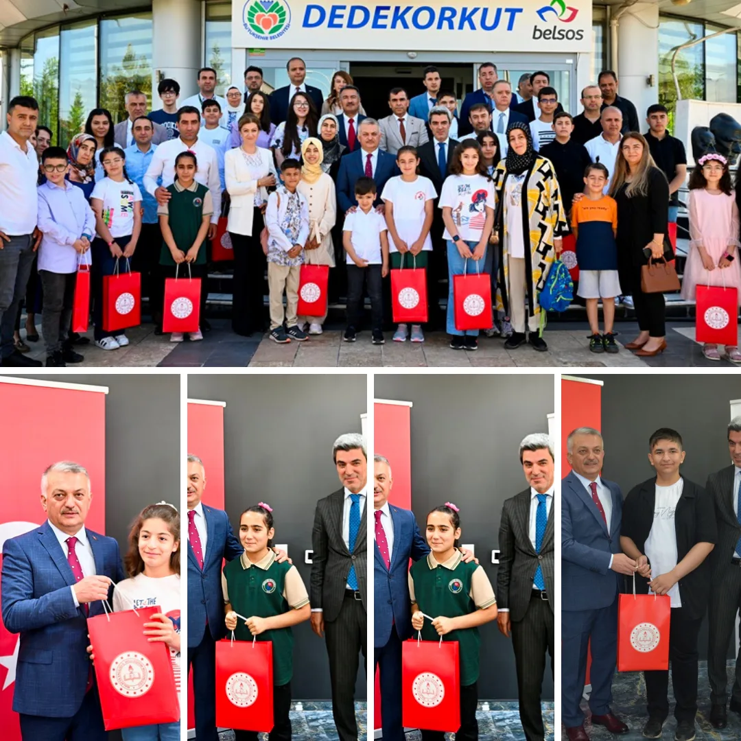 Vali Ersin Yazıcı Bursluluk Sınavında Tam Puan Alan Öğrencilerle Bir Araya Geldi