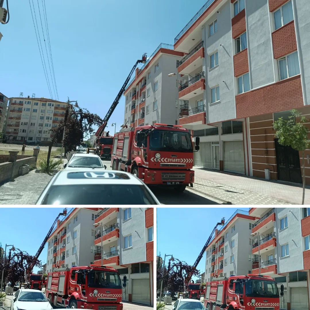 Malatya Çöşnük Mahallesinde Yangın!
