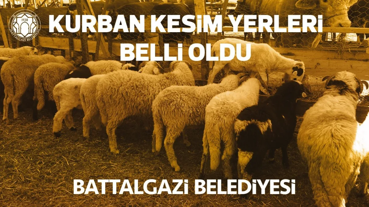 Battalgazi Belediyesi Kurban Kesim Yerleri Belirlendi!