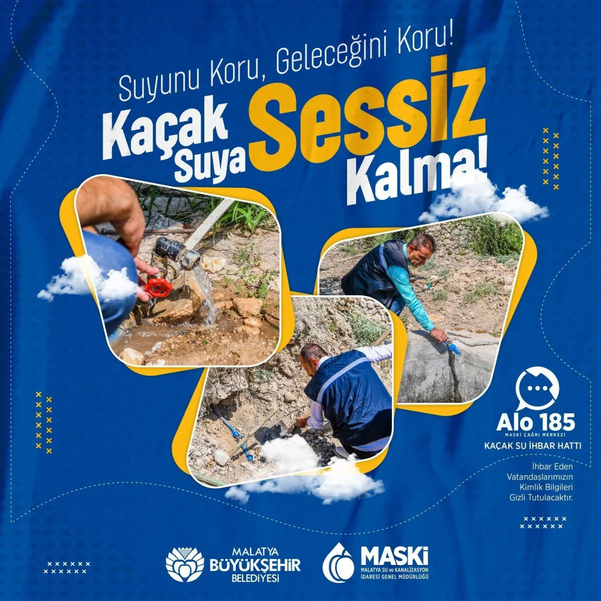 MASKİ, KAÇAK SU KULLANANLARI UYARDI