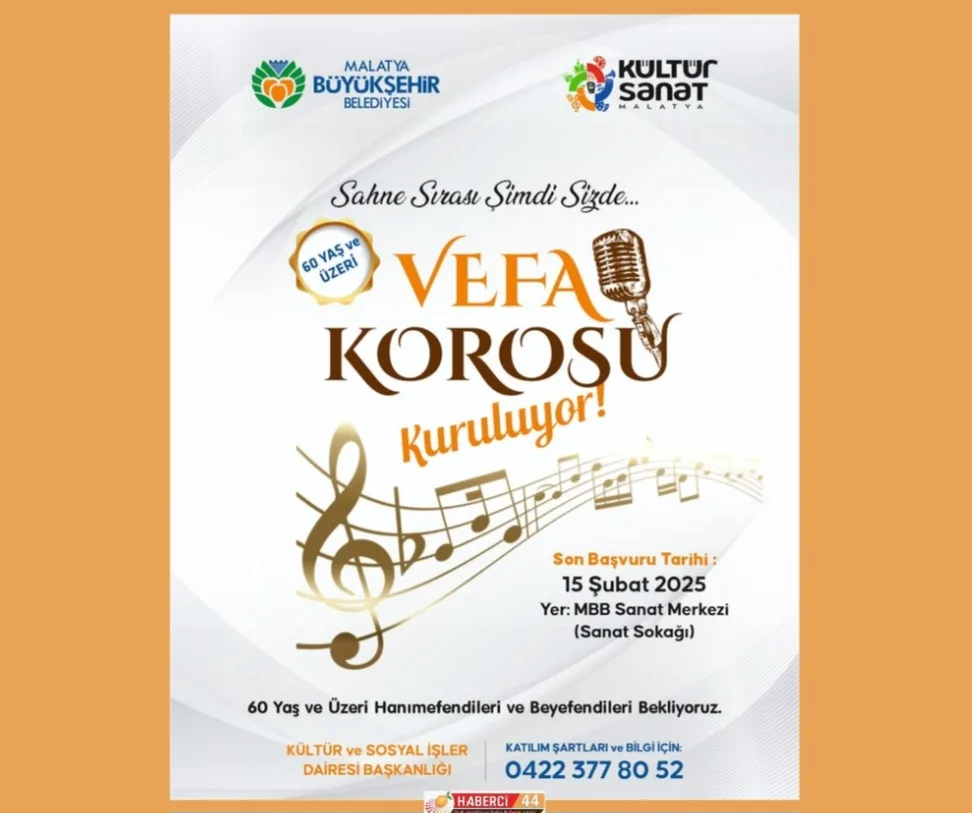 BÜYÜKŞEHİR VEFA KOROSU KURUYOR