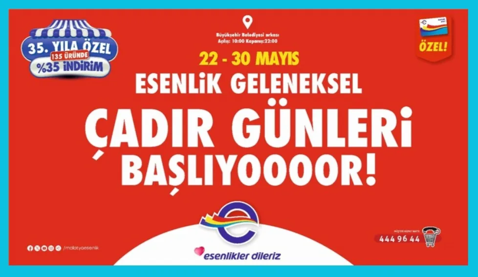 ESENLİK GELENEKSEL ÇADIR GÜNLERİ BAŞLIYOR
