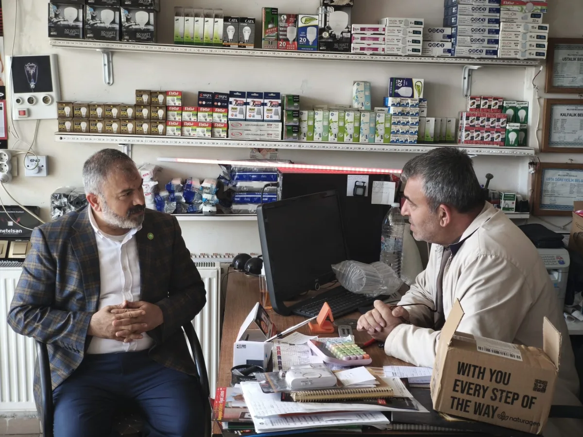 HÜDA PAR Malatya İl Başkanlığı Yeşiltepe Esnafıyla Bir Araya Geldi