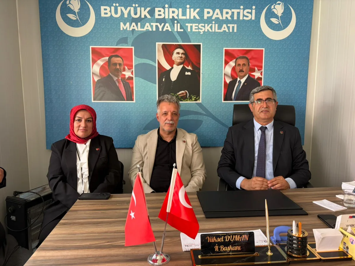 BBP Malatya İl Başkanlığı Bayramlaşma Programında Esnafın Sorunları Masaya Yatırıldı