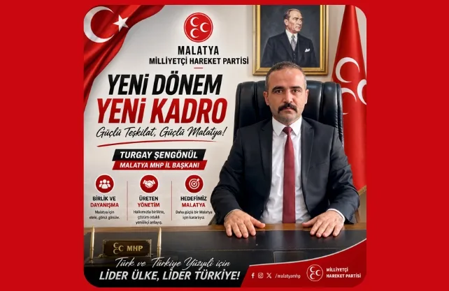 MHP Malatya İl Teşkilatında Yeni Dönem Başladı