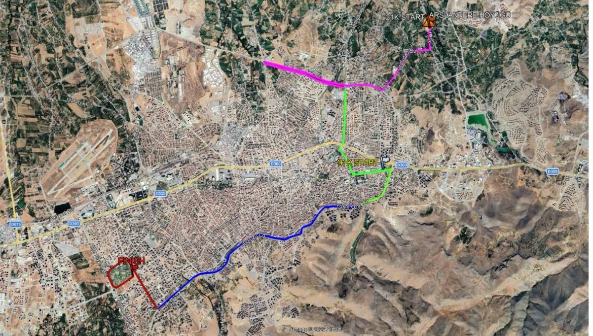 ARSLANTEPE YARI MARATONU İÇİN KAPALI OLACAK YOLLAR VE ALINAN TEDBİRLER