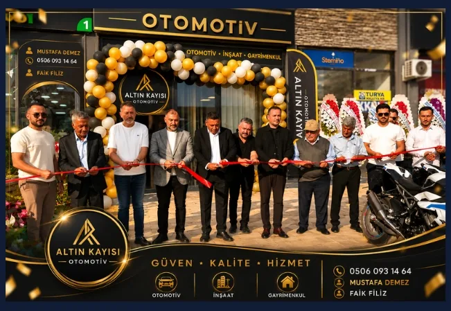 ALTIN KAYISI OTOMOTİV DUALARLA HİZMETE AÇILDI