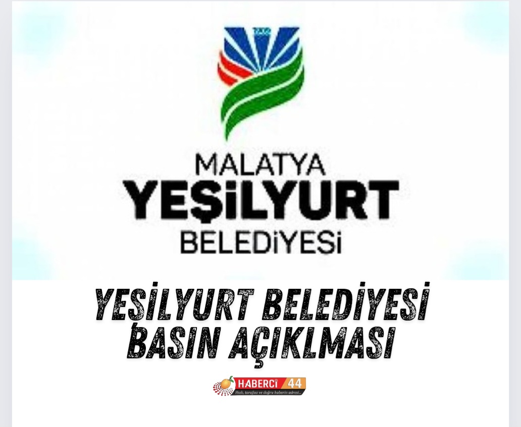 Yeşilyurt Belediyesi'den Duyuru