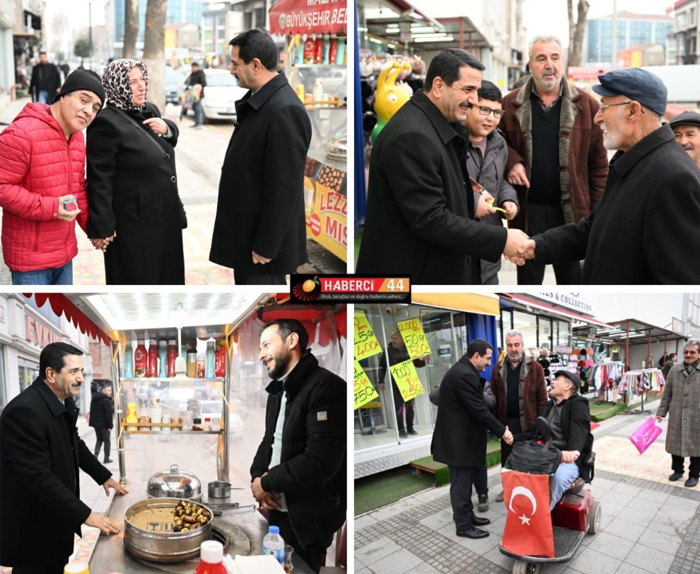 Başkan Taşkın’dan İnönü Caddesi Esnafına Ziyaret