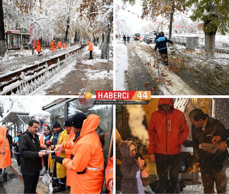 Battalgazi Belediyesi Kış Mesaisinde