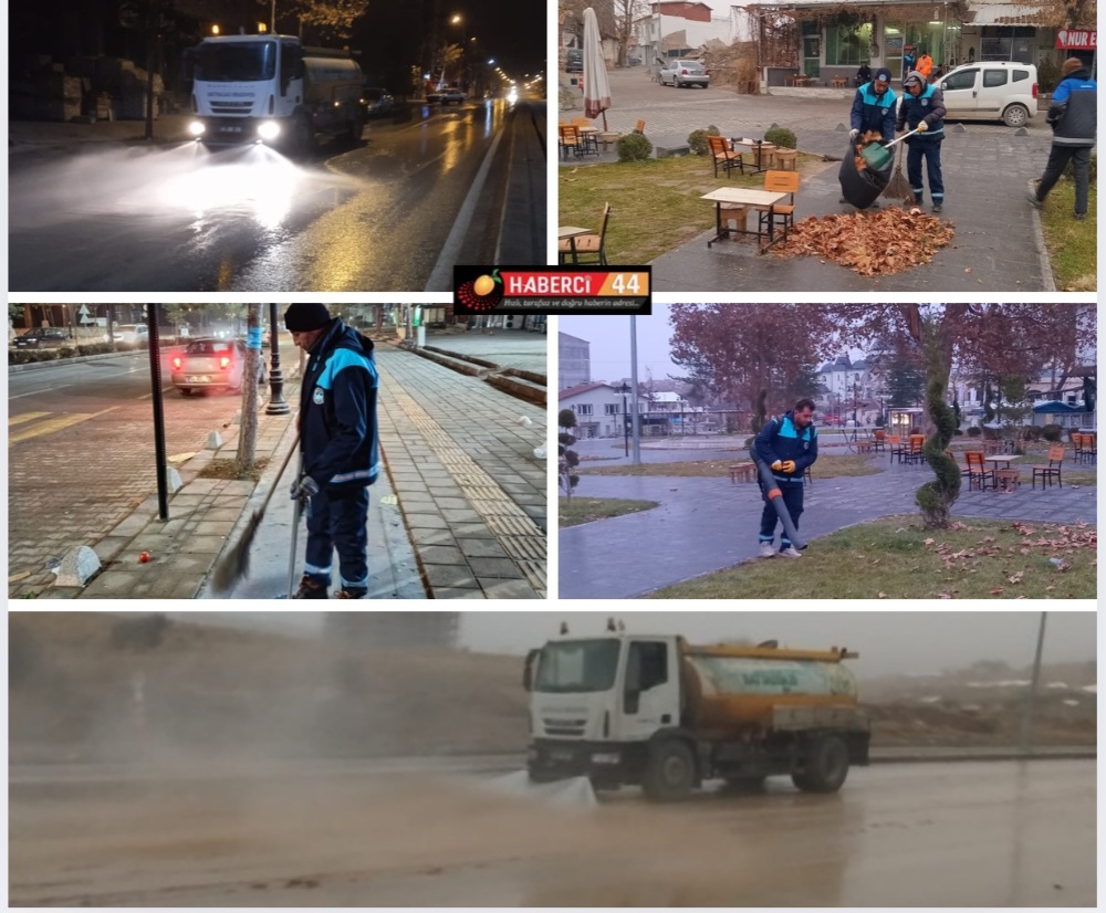 Battalgazi'de Gece Gündüz Temizlik Seferberliği