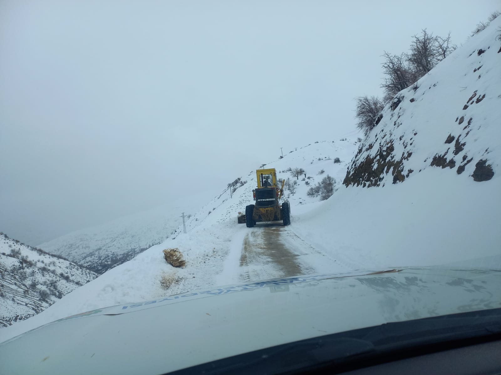 Büyükşehir Belediyesinden Kar Mesaisi