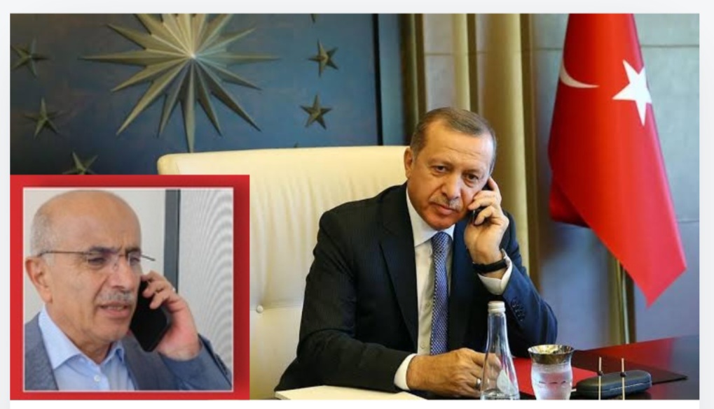 CUMHURBAŞKANI ERDOĞAN'DAN BAŞKAN ER'E GEÇMİŞ OLSUN TELEFONU