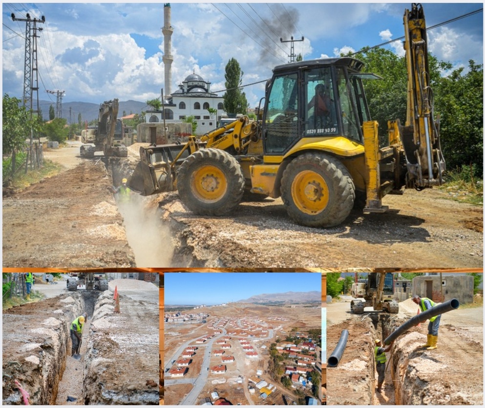 DOĞANŞEHİR ALTINTOP KANALİZASYON HATTI TAMAMLANDI