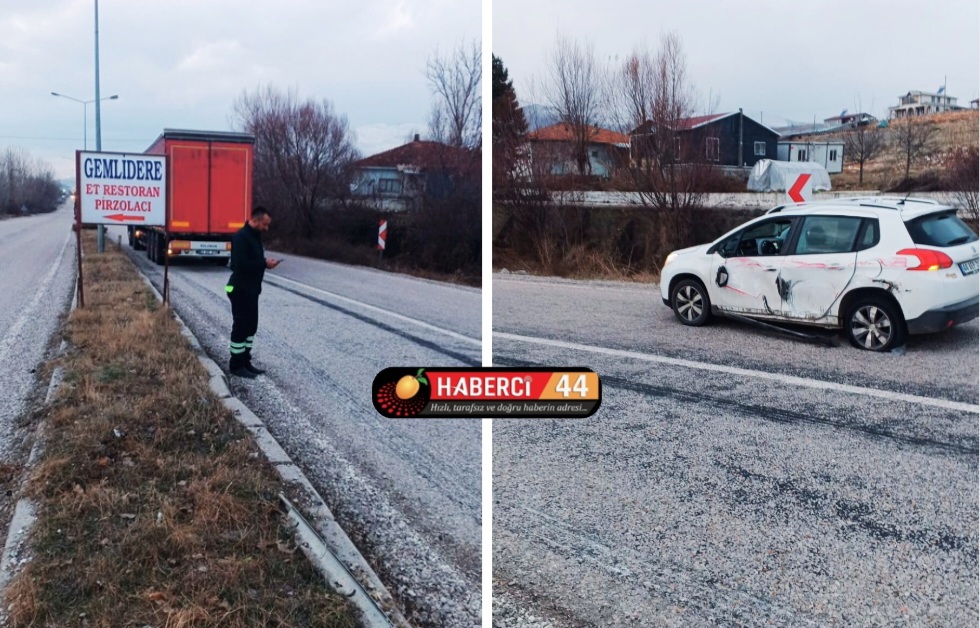 Doğanşehir Sürgü Yolunda Kaza!