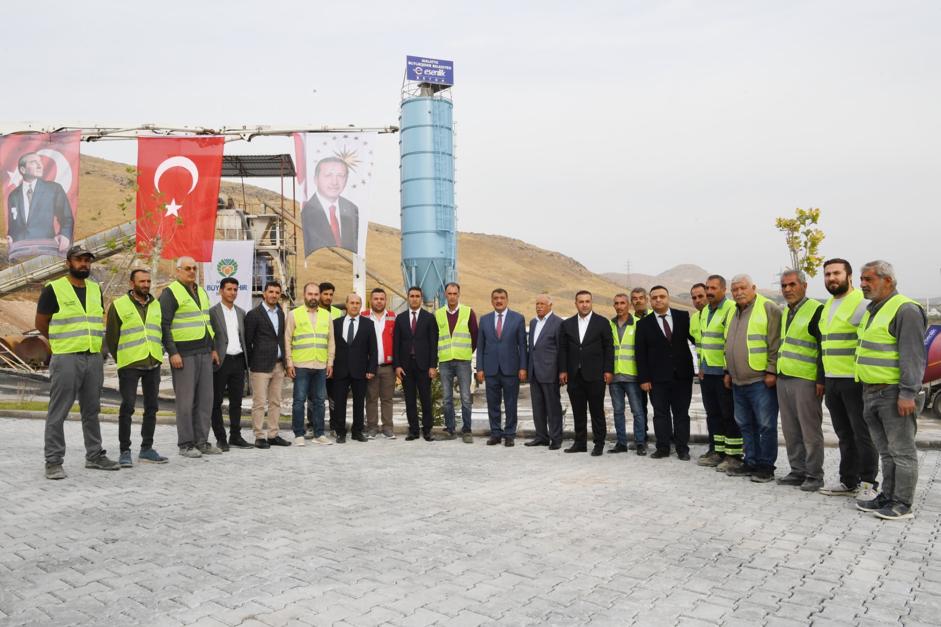 Esenlik Şirketine Ait Beton Santrali Üretime Başladı