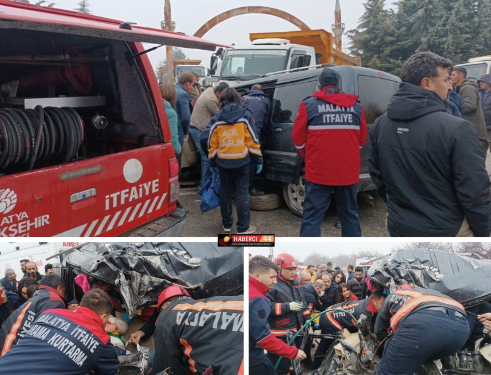 Malatya Akçadağ Karayolundaki Trafik Kazası