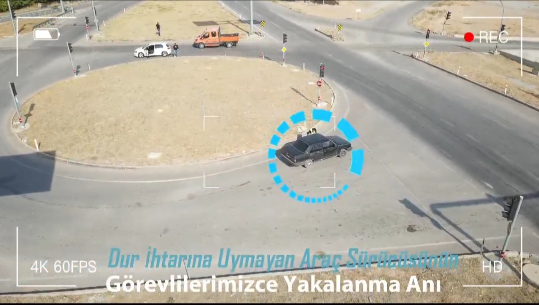 Malatya'da Kaçan Araç Drone İle Yakalandı!