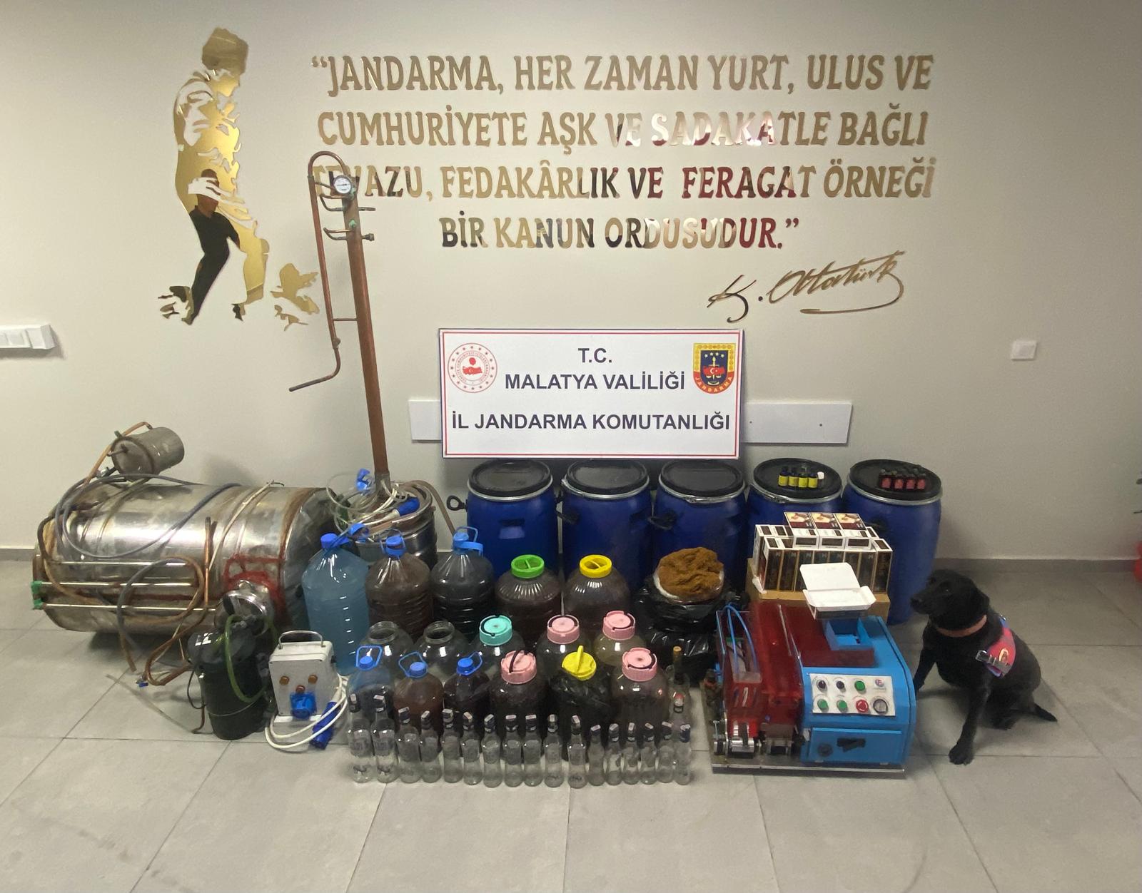 Malatya'da Sahte Rakı İmalathanelerine Baskın!