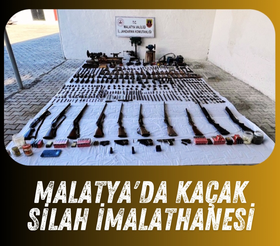 Malatya Darende İlçesinde Kaçak Silah İmalathanesi!