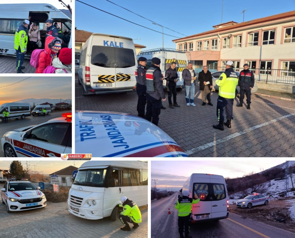 Malatya İl Jandarma Komutanlığı Öğrencileri Korumaya Devam Ediyor