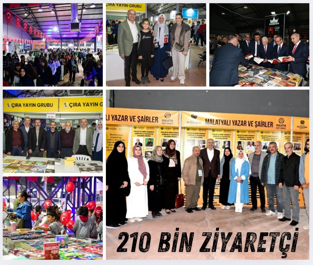 Malatya Kitap Fuarını Yaklaşık 210 Bin Kişi Ziyaret Etti