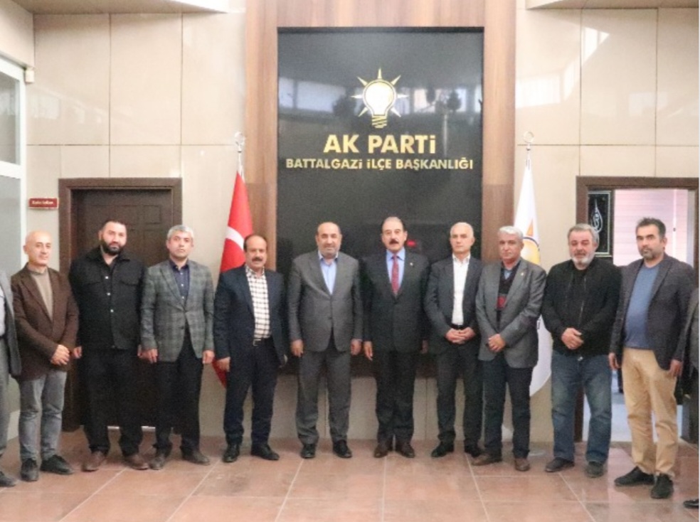 MESOB Başkanı Şevket Keskin’den AK Parti Battalgazi İlçe Başkanı Kahveci’ye Ziyaret