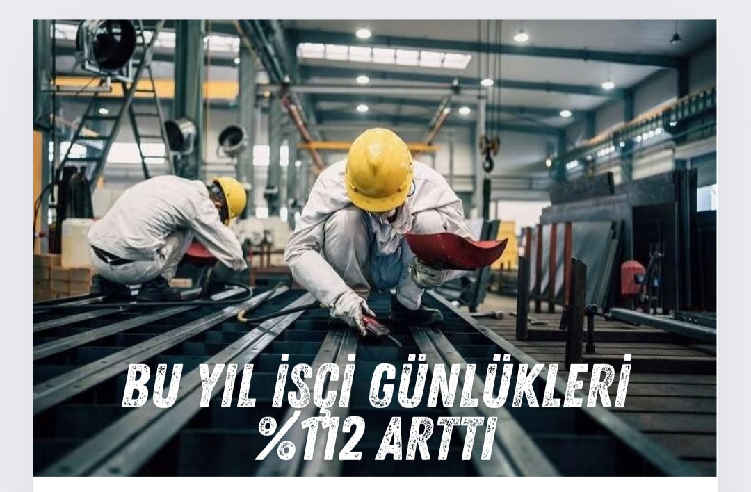 Saatlik İşgücü Maliyeti Yıllık %112,2 Artış Gösterdi