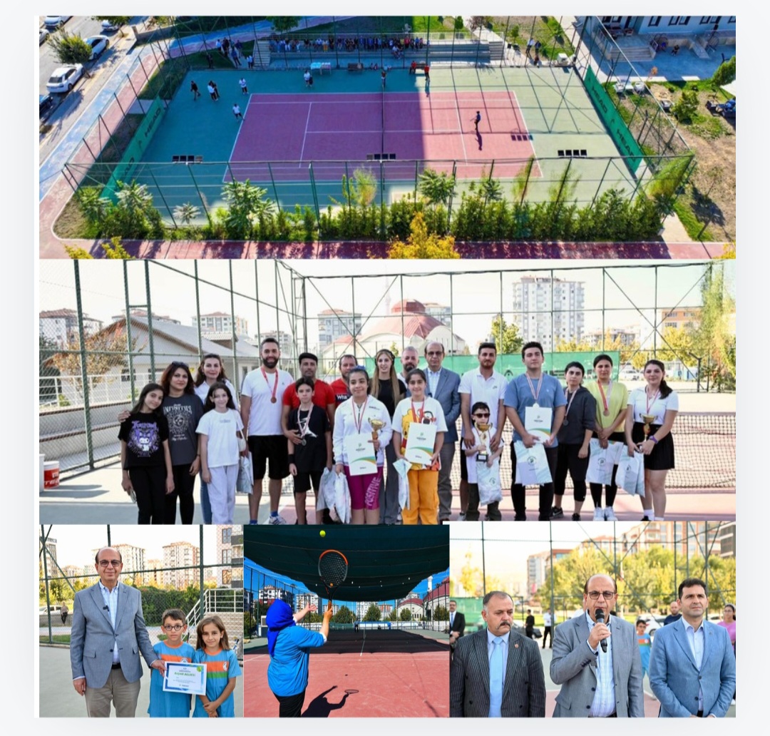 Tenis Tutkunları, Yeşilyurt Belediyesi Tenis Turnuvası’nda Hünerlerini Sergiledi