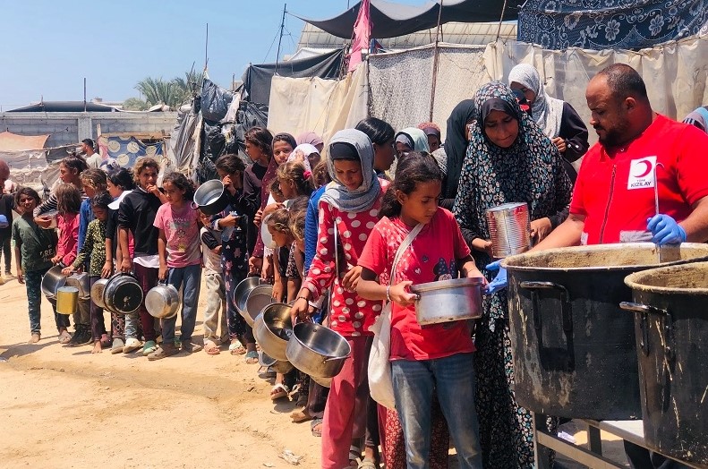 Türk Kızılay’dan Gazze'ye Acil Gıda Yardımı