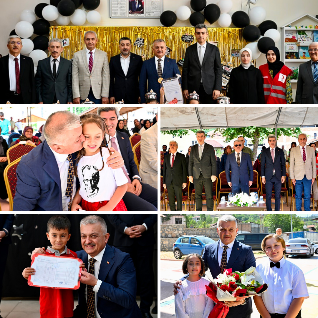 Vali Ersin Yazıcı 2023-2024 Yılsonu Karne Dağıtım Törenine Katıldı