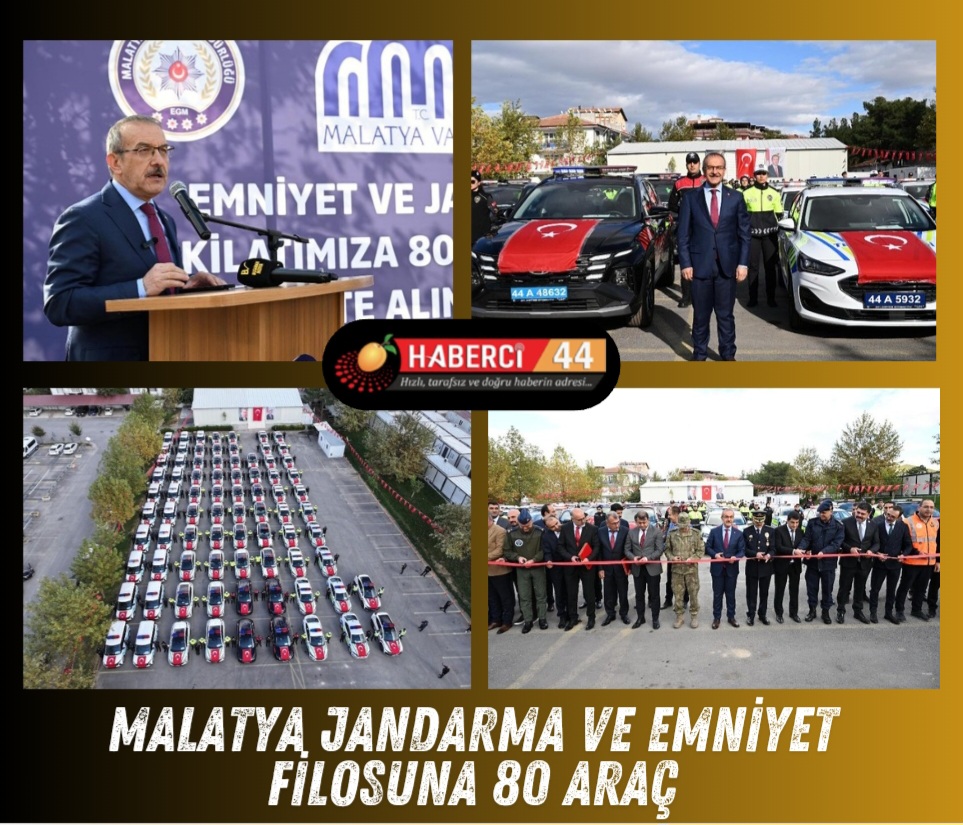 Vali Seddar Yavuz, Emniyet ve Jandarma Teşkilatımıza 80 Yeni Araç Teslim Törenine Katıldı