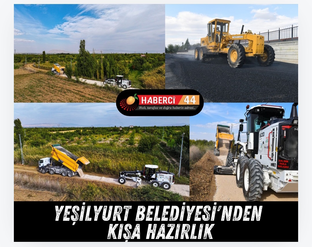 Yeşilyurt Belediyesi’nden Kış Ayları Öncesinde Yol Atağı!