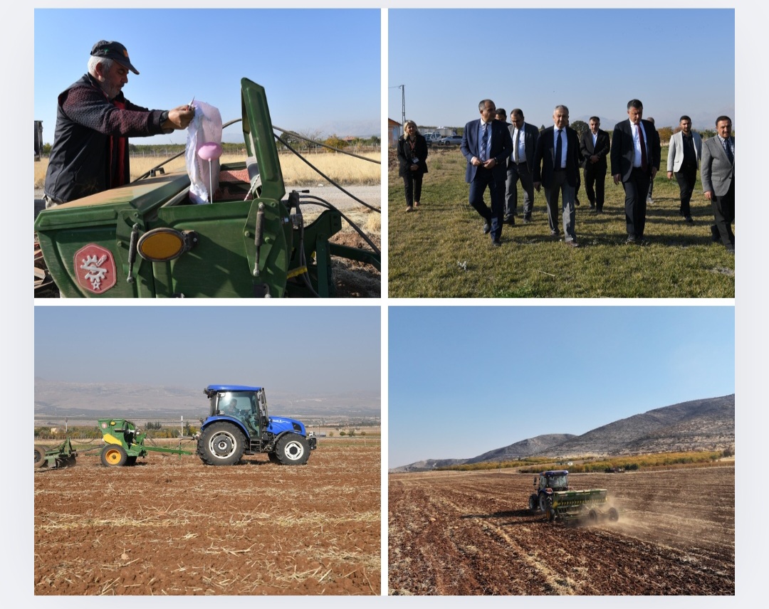 Yeşilyurt Belediyesi Yeni Yılın İlk Tohumlarını Toprakla Buluşturdu