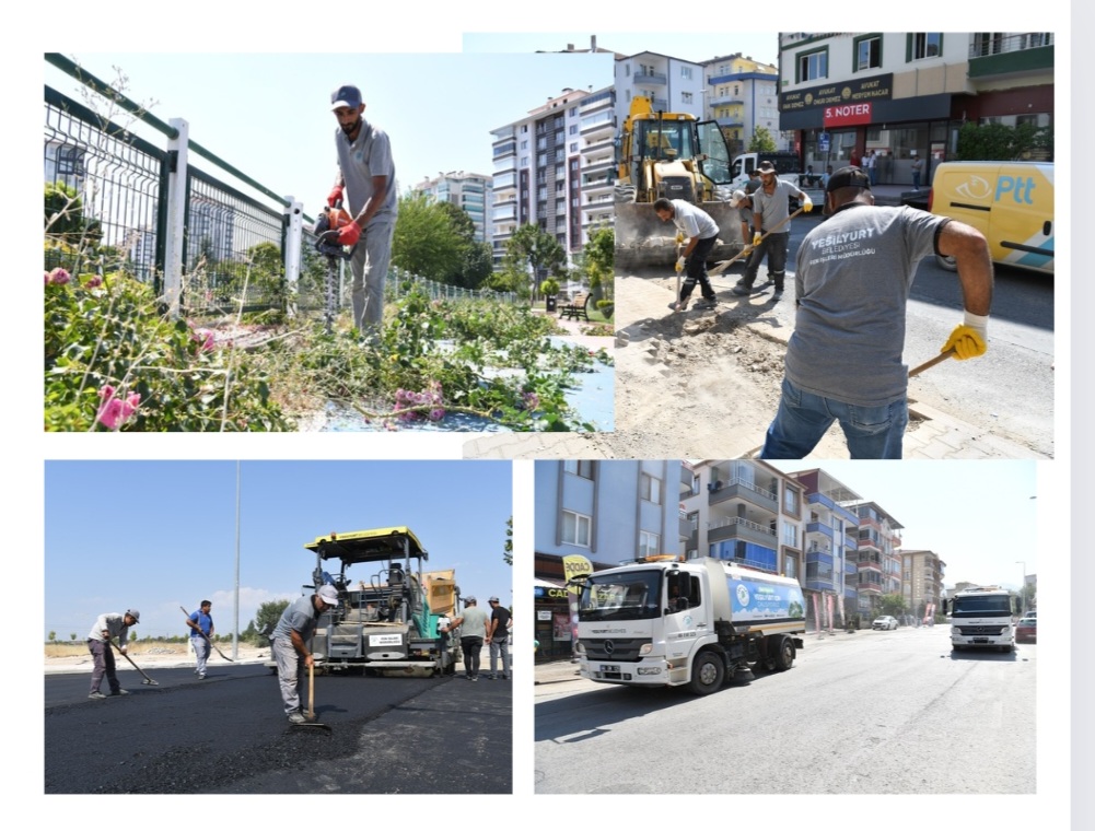 Yeşilyurt’ta Hizmet Seferberliği Devam Ediyor