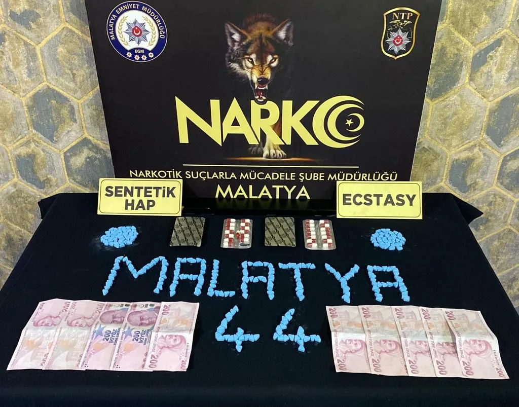 Uyuşturucu Hap Ele Geçirildi