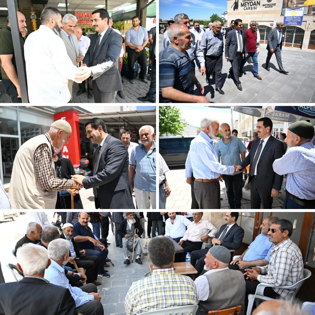 Başkan Taşkın, Eskimalatya’da esnaflarla bir araya geldi