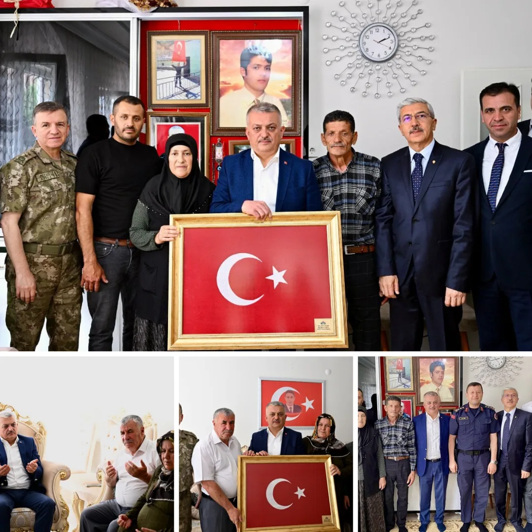 Vali Ersin Yazıcı Şehit Ailelerini Ziyaret Etti