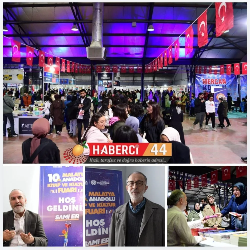 10. Malatya Anadolu Kitap ve Kültür Fuarı ziyaretçi akınına uğruyor