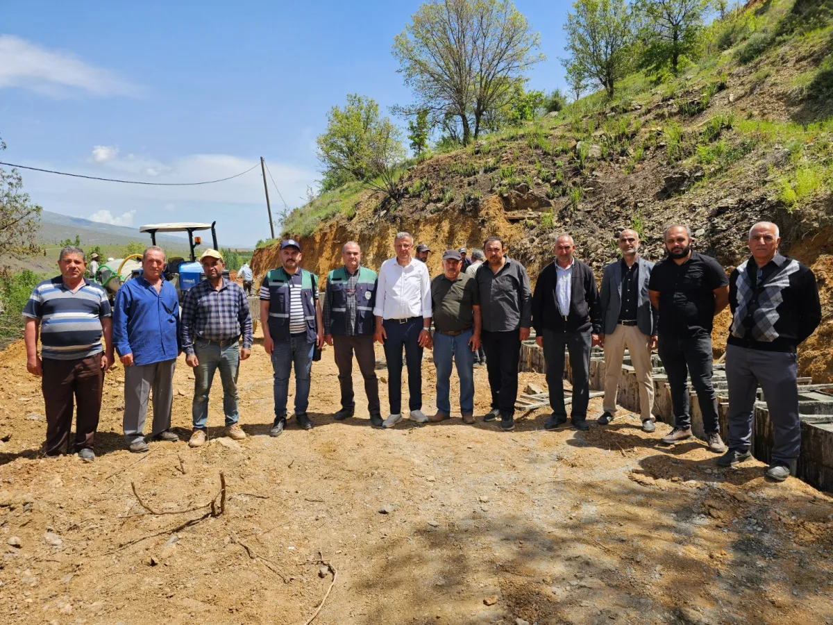 PÜTÜRGE İLÇESİ TAŞMIŞ MAHALLESİ’NİN SULAMA SORUNU BÜYÜKŞEHİR İLE ÇÖZÜME KAVUŞTU