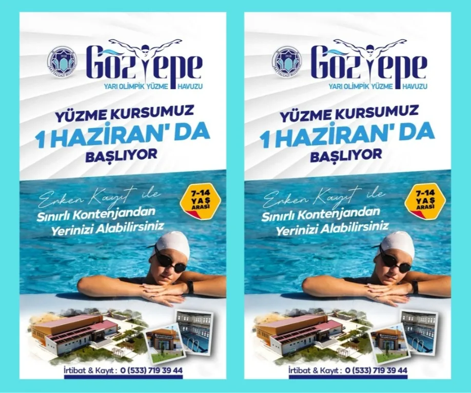 BATTALGAZİ BELEDİYESİ YÜZME KULÜBÜ’NDE YENİ DÖNEM: KURSLAR 1 HAZİRAN’DA BAŞLIYOR