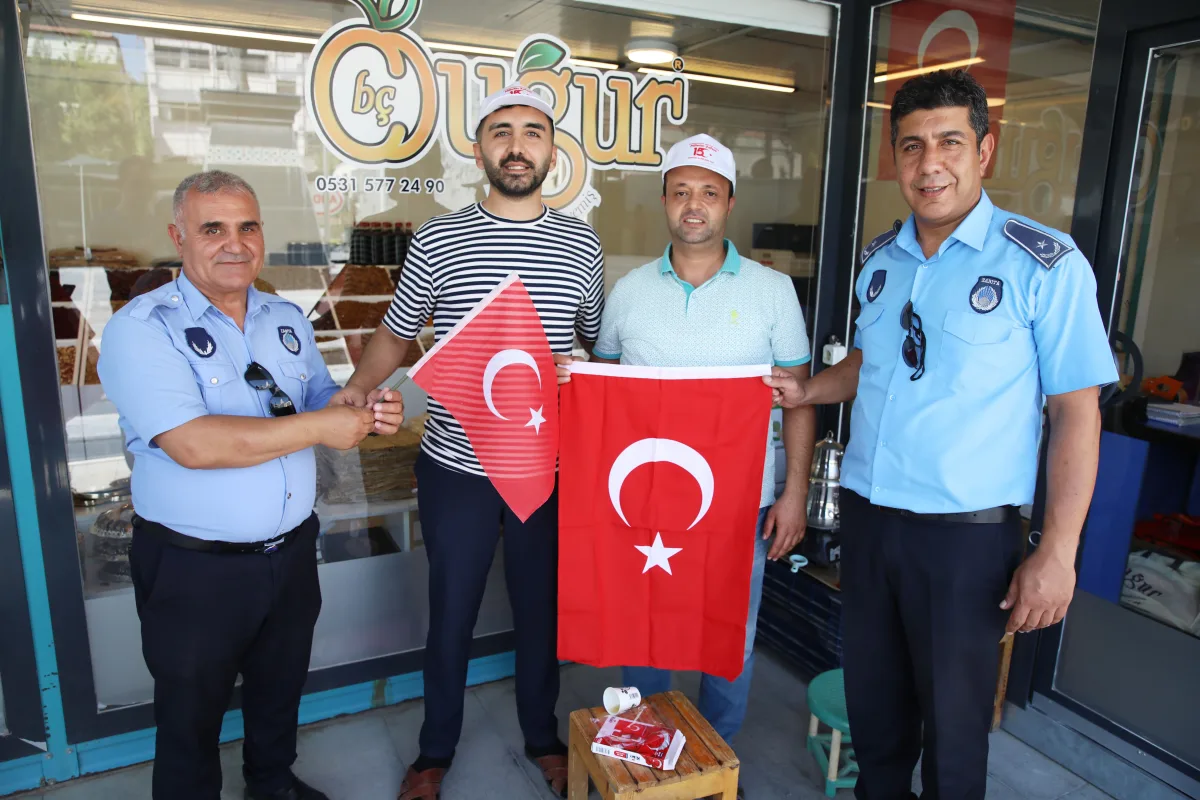BATTALGAZİ BELEDİYESİ’NDEN BAYRAK SEFERBERLİĞİ