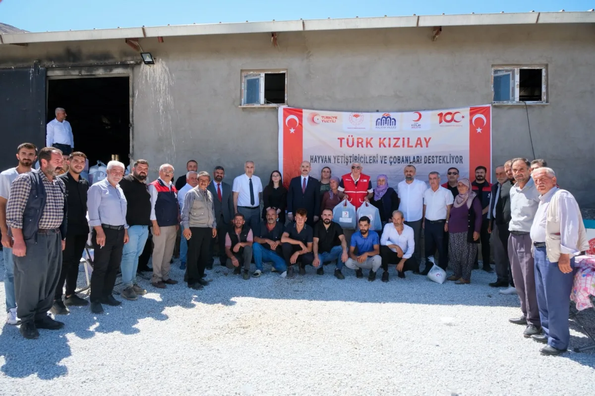Türk Kızılay’dan Doğanşehir’de Çoban Ve Yetiştiricilere Destek
