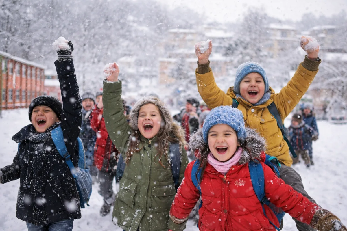 Malatya’da Kar Nedeniyle Eğitime 1 Gün Ara Verildi