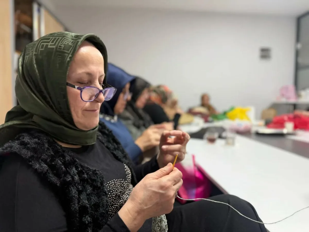 Yeşilyurt’ta Kışa El Sanatı Sıcaklığı