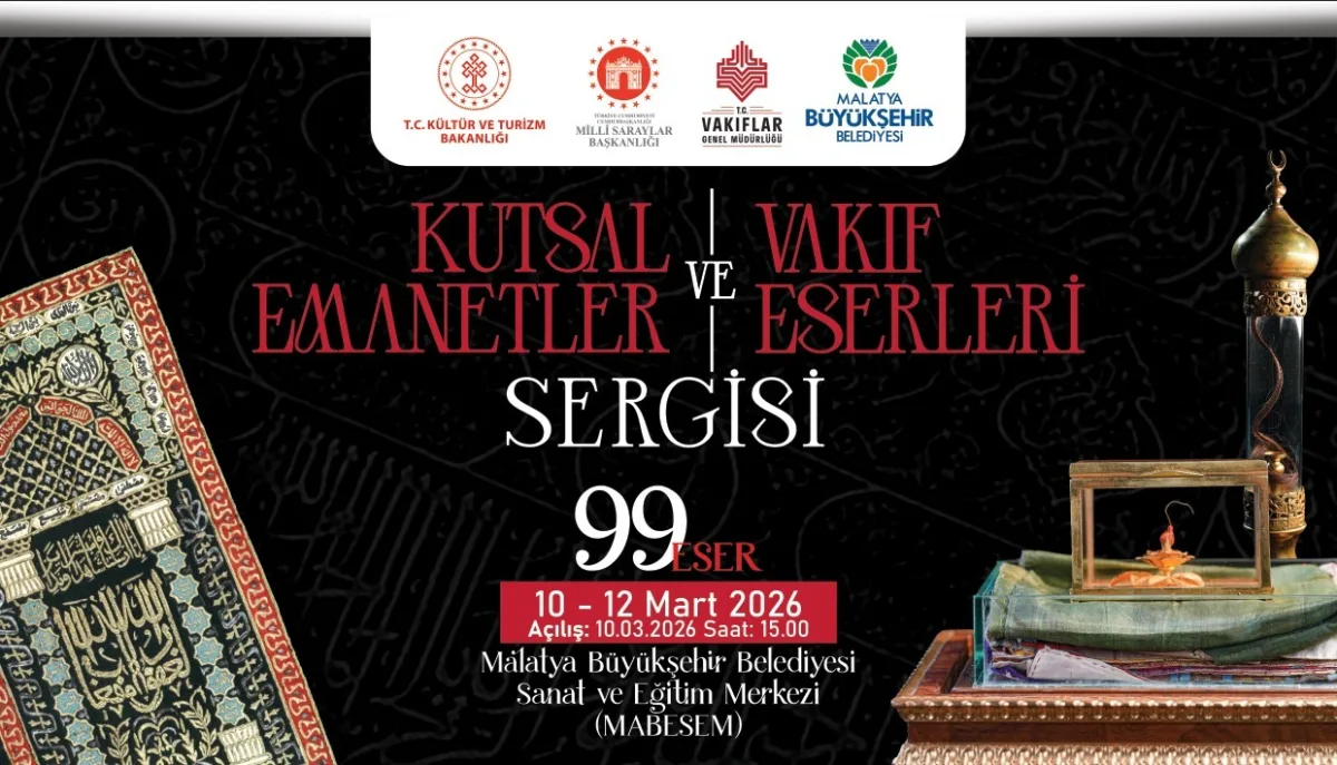 Kutsal Emanetler ve Vakıf Eserleri Sergisi Malatyalılarla Buluşuyor