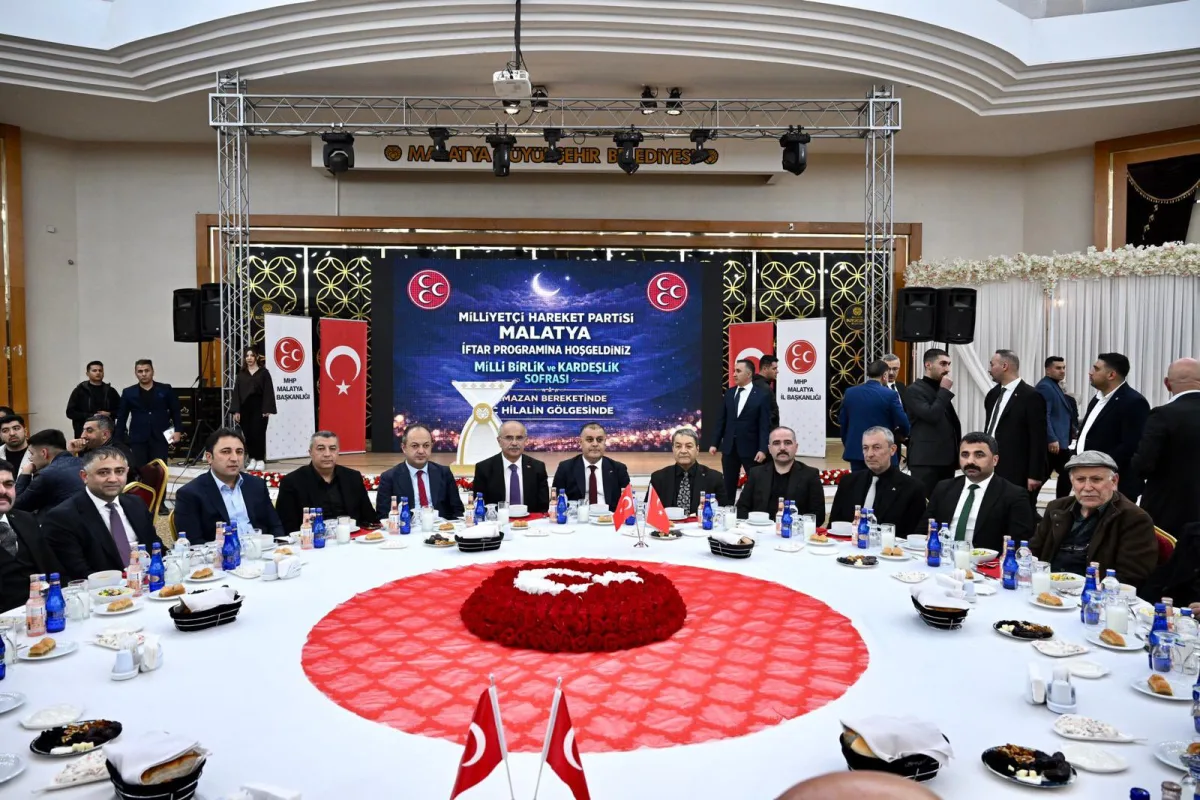 Milliyetçi Hareket Partisi Malatya İl Başkanlığı’nın İftar Programı Yoğun Katılımla Gerçekleşti
