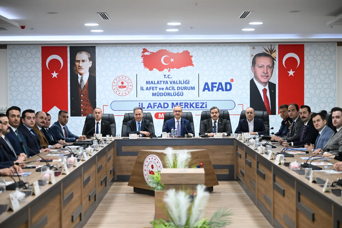 Vali Seddar Yavuz Başkanlığında İl Afet Risk Azaltma Planı Toplantısı Yapıldı