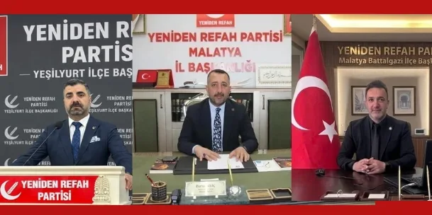 MALATYA YENİDEN REFAH PARTİSİ’NDEN DEPREM SONRASI ORTAK MESAJ: