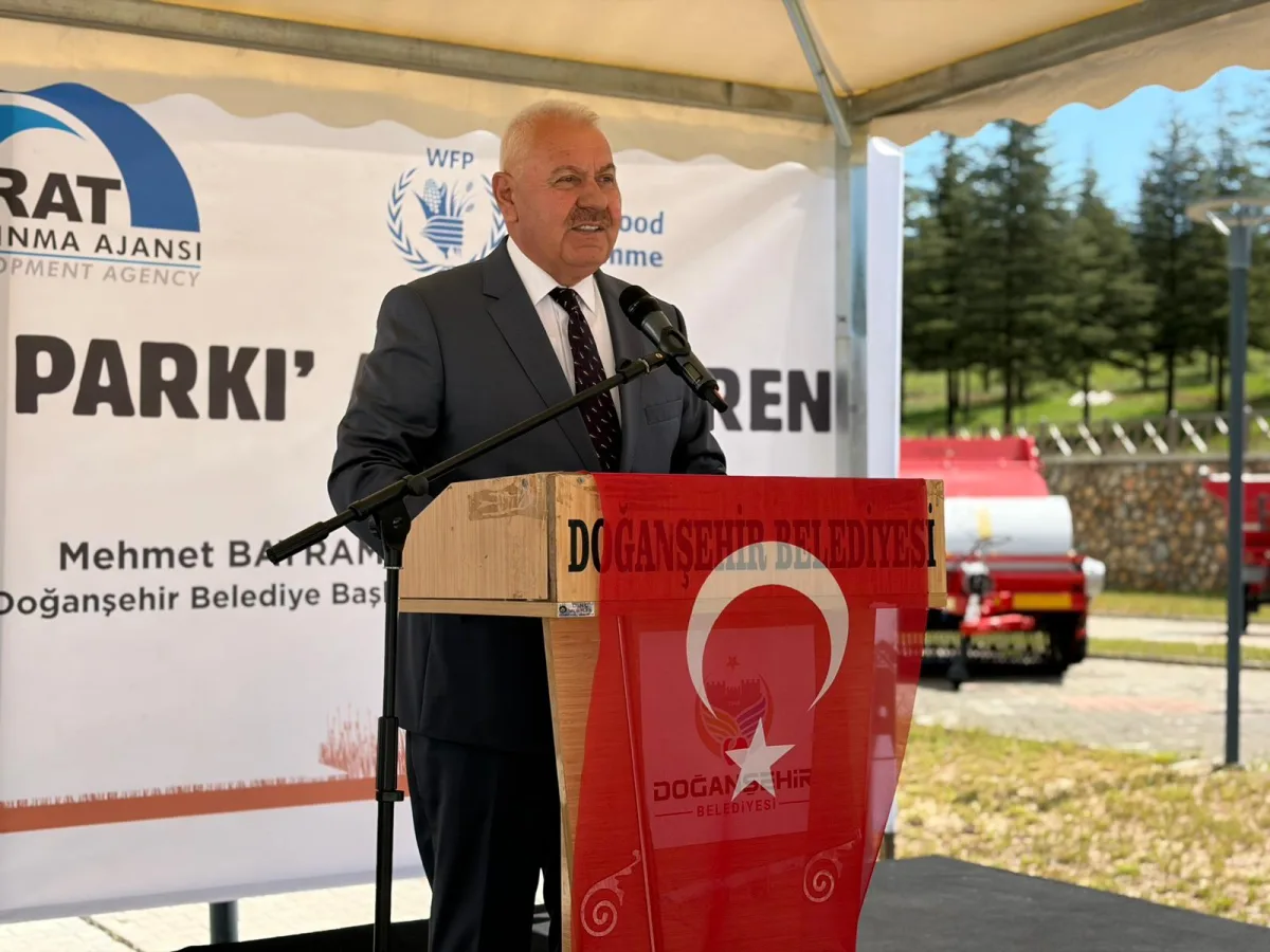 Doğanşehir’de Buğday Üretimine Güç Katacak Ortak Tarım Makineleri Parkı Açıldı